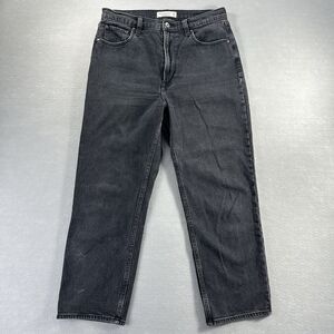 Abercrombie & Fitch Ankle Straight Ultra High Rise Women’s 30/10R Washed Black